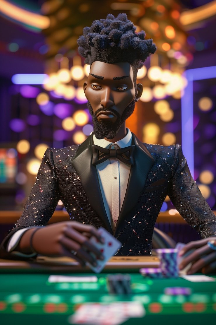 Detail kartu dan opsi keputusan pemain di Infinite Blackjack f200m